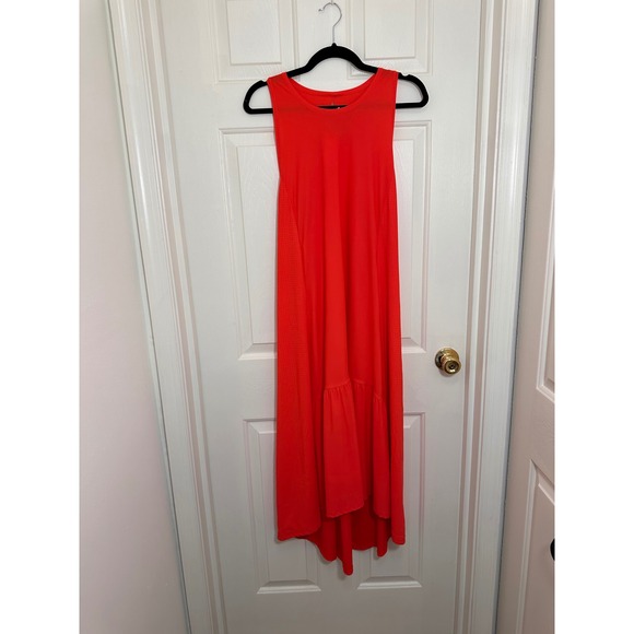Sweaty Betty Dresses & Skirts - Sweaty Betty London Red High Low Maxi Dress XL Anthropologie SB5478 Racerback